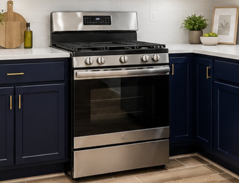 Gas range + oven